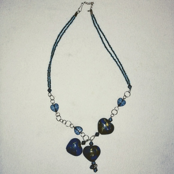 Faux beaded and Charmed necklace. - Picture 2 of 3